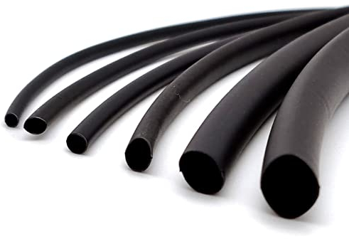 Makashop24 - Schrumpfschlauch 4:1 mit Kleber schwarz Ø 4,0 bis 52,0 mm Auswahl: 25 cm bis 10 Meter (Ø 4,0 mm, 1 Meter)