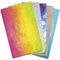 50 Blatt Briefpapier (A4) | Bunter Mix (5 x 10 Blatt) | Motivpapier | edles bunt farbiges Regenbogen Design Papier | beidseitig bedruckt | Bastelpapier | 90 g/m²