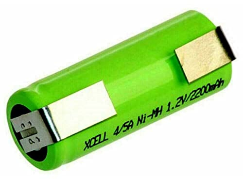 XCell Akku 4/5 A 1,2V / 2200mAh Hochstrom Flat-Top, 43x17mm mit Lötfahne U