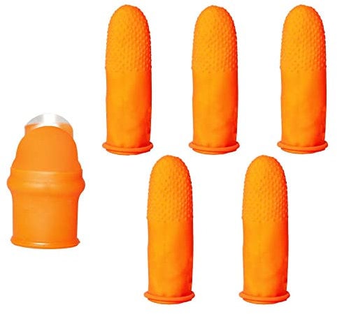 AWAVM 6-Pack Silicone Thumb Knife, Vegetable Picking Artifact Nail Protector Harvesting Tool for Picking and Cutting Vegetables, Fruits and Branches