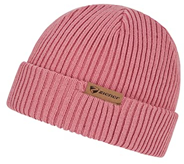 Ziener Damen/Herren IPU Mütze/gestrickt, Aufschlag, Wollanteil, pink Vanilla, Einheitsgröße