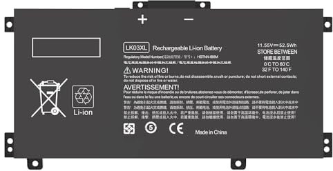 LK03XL l09281-855 916814-855 Battery for hp Envy x360 Convertible 15m-bp1xx 15m-cn0xxx 15-cn0xxx 15m-cp0xxx 17m-ae0xx 17-bw 17m-ae111dx 15m-cn0012dx 15m-cn0011dx 15m-bq021dx 15m-bp112dx 916368-421