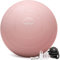YOTTOY Anti-Burst Exercise Ball for Working Out, Yoga Ball for Pregnancy,Extra Thick Workout Ball for Physical Therapy,Stability Ball for Ball Chair Fitness with Pump (Pink, 26IN/58-65cm)