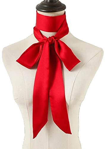 Dünnes Halstuch, einfarbig, schmale Schals, Krawatte, Lange, dünne Bänder, Schal, Mode-Accessoires für Damen und Mädchen