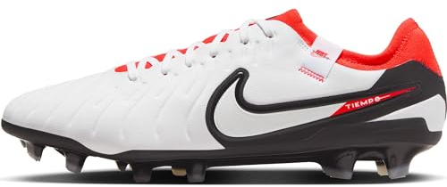 Nike Herren Legend 10 Pro Fussballschuh, White/Black-Bright Crimson, 42.5 EU