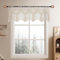 GCOVELIS Boho-Volant Makramee-Vorhänge für Fenster, Makramee-Volant für Schlafzimmer, Wohnzimmer, Boho-Dekor, Wandbehang, 1 Paneel (B x L) 132,1 x 53,3 cm