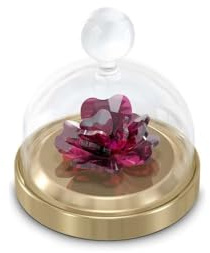 Garden Tales Rose Bell Jar Small Crystal Ornament 5619223