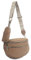 ayados Damen Crossbody Bag Handtasche Schultergurt Cross body bag Tasche Schultertasche Bauchtasche Brusttasche Umhängetasche 23052 (Khaki-Grey)