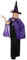 UNDERWRAPS Hexen-Umhang-Set für Damen, einfaches Halloween-Kostüm für Frauen, Mütter, Lehrer, Umhang Hut Lila, Adult OS