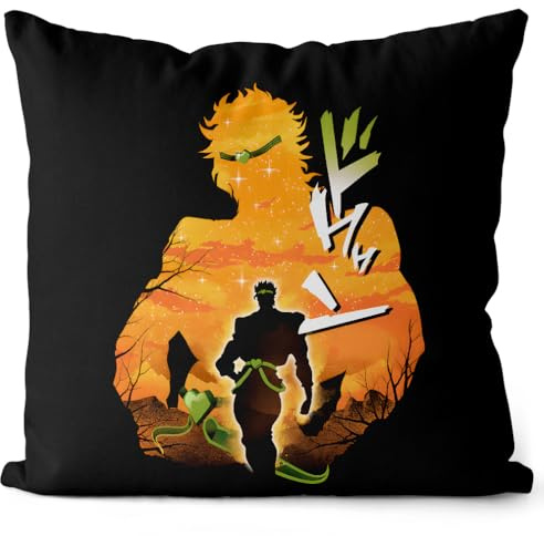 CottonCloud Star Adventure Kissen mit Füllung 40cm Baumwolle Bizarre Anime Japan Manga Jojos