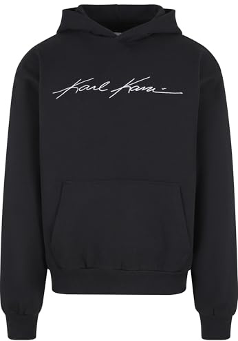 Karl Kani Herren KM241-060-2 Autograph Heavy Sweat Os Hoodie Black, L