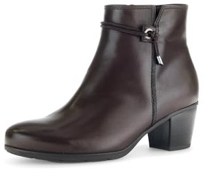 Gabor Damen Ankle Boots, Frauen Stiefeletten,Best Fitting,uebergangsstiefel,knöchelhoch,reißverschluss,Stiefel,Mocca (Effekt),42 EU / 8 UK