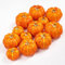 Benjia Décoration de Citrouille Extérieure Automne, Mini Petite Citrouille Artificielle pour la Récolte d'automne Halloween Thanksgiving Décoration de Table à la Maison (12 Pièces, Orange)