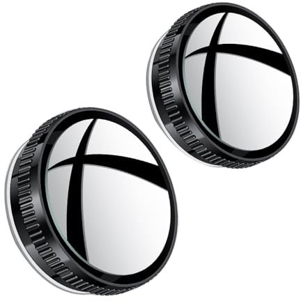 kykj Weitwinkel Auto-Außenspiegel für Alfa Romeo Giulietta 2011-2021, Car Blind Spot Mirror HD Auto Toter-Winkel-Spiegel Wasserdicht Toter Winkel Spiegel Auto Mit Saugnapf,Black