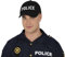 FIESTAS GUIRCA | Polizeimütze (Einheitsgröße) - Kostümzubehör für Polizeikostüme, Halloween und Karneval - Ideal für Cosplay - Unisex für Erwachsene - Schwarz