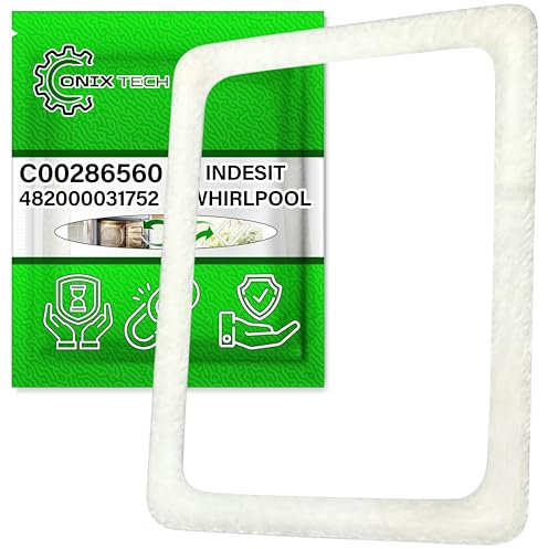 ONIX TECH Guarnizione Lampadina Forno a Gas ed Elettrici 79 x 65 mm con Codice Originale C00286560 482000031752 per Indesit per Whirlpool