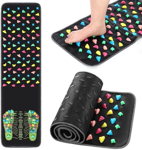 TrelaCo Foot Acupressure Massage Mat with Stones, 13.78 x 47.24 Inches