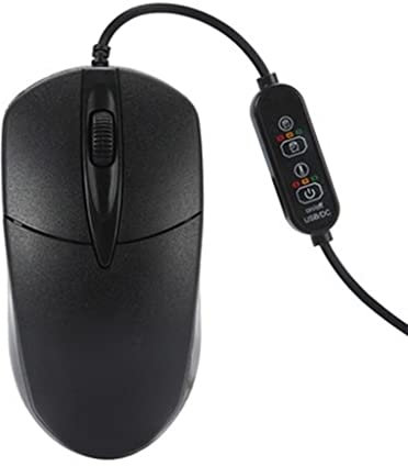 Hiver 1600DPI Chauffage USB Optique Accessoires Ordinateur pour Ordinateur de Bureau Notebook Ordinateur Portable PC