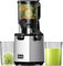 Fretta Entsafter Slow Juicer Entsafter Gemüse und Obst Testsieger, 250W Edelstahl Juicer Machine Saftpresse Elektrisch Obstpresse Kaltpresse mit 130mm Großem Öffnung, Leicht zu Reinigen, BPA Frei