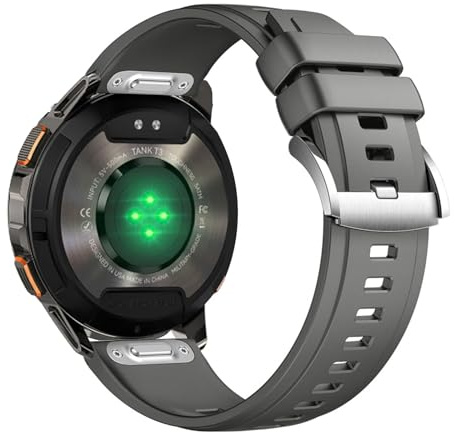 Silikon Armband für KOSPET Tank T3 Ultra/T2/T3 Uhrenarmband, mit Verstellbarer Schnalle Edelstahl Ersatzarmband Kompatibel mit KOSPET Tank T3 Ultra/T2 Band für Damen Herren Armband