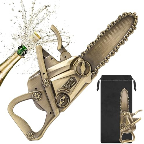 LKKCHER kettensäge Bier Flaschenöffner, Bronze
