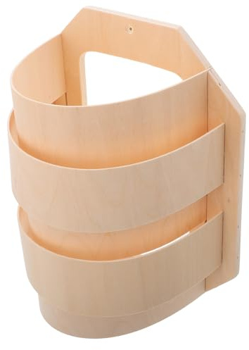 VANZACK Lampshade Cover Light Soft to Sauna and Wooden Easy with Features Small Clean Decorative Khaki Accessory with Unique Delicate Design for Sauna Room