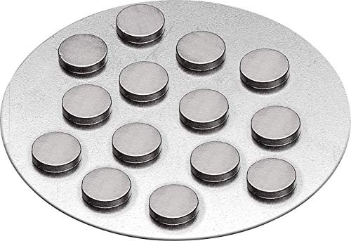 Knorr Prandell Magnete 10x2 mm, extra stark, sehr klein, 12 Stück Beutel + Einkaufswagen Chip Gratis