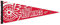 NHL 65925014 Detroit Red Wings Premium Wimpel, 30,5 x 76,2 cm