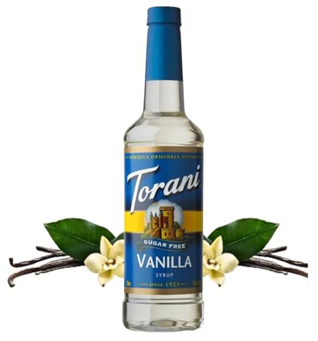 Torani Vanilla Syrup, Sugar Free, 25.4 Fl Oz