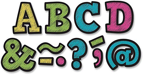 Teacher Created Ressourcen Bold Block 5,1 cm Magnetbuchstaben, Tafel Brights (77190.0)