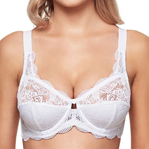 Susa BH Damen mit Bügel Latina I Damen-BHS mit GR oßen, genähten Cups und längenverstellbaren Trägern I Gute Passform