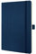 Sigel CO326 Notizbuch A5 kariert blau, Softcover, 194 nummerierte Seiten, nachhaltiges Papier, mit Inhaltsverzeichnis, Stiftschlaufe, Falttasche, Gummibandverschluss, Conceptum