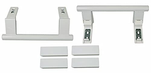 Liebherr 9096036 2x Stangengriff Türgriff Hebelgriff mit 4x Abdeckplatte u.a. KGB3646 KGB4046 KGBN3846 KGNv3346 KGNv3646 KGNv3846 KGT3031 KGT3046 KGT4033 KGT4043 KGT4066 Kühlschrank