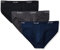 2(X)IST Lot de 3 Slips Micro Speed Dri No Show pour Homme, Noir/Anthracite/Varsity, M