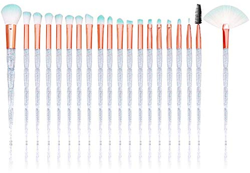 pinceau maquillage licorne,Pinceaux de Maquillage Set,Pinceau de maquillage,Professional Maquillage Set,Brosse a Maquillage, fard à paupières, lèvres, blush, sourcils