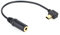 VBESTLIFE Câble Adaptateur de Microphone, Prise Audio 3,5 mm, câble Adaptateur USB Micro pour caméra 3 4, Simple Plug and Play