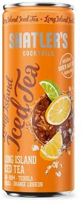 Shatler's Cocktails | Long Island Iced Tea | Enthält keinen Tee | Gin, Rum, Tequila, Vodka und Orange Liqueur | 12 x 250ML | 10,1%