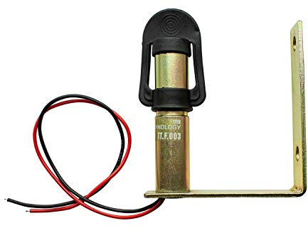 Unitrailer Gerader Halter für Rundumkennleuchte 12 V und 24 V Anschlusskabel Höhe 105 mm Durchmesser 23 mm für Warnleuchten an Maschinen und Fahrzeugen Montage Pin Befestigung