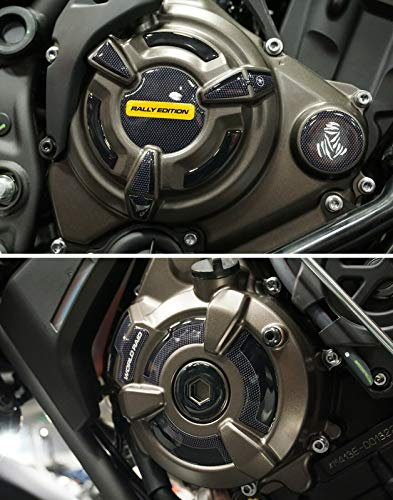 labelbike - 3D Harz Aufkleber Set Dekorationen und Schutz für Motorrad Carter kompatibel mit Yamaha Tenere 700 Rally Edition ab 2022