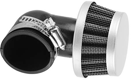 Aramox 1.4in Coudé Coudé Filtre à Air Dosette 35mm Filtre à Air Accessoire de Nettoyage Adapté pour PIT QUAD DIRT BIKE ATV