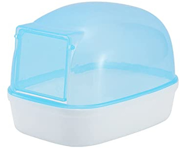 Wilitto Hamster Badezimmer Automatische Tür Haustier Dusche Raum Transparent Ratte Chinchilla Kleintier Toilette Haustierbedarf Kleintier Toilette