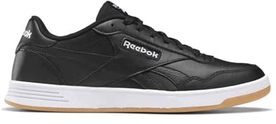 Reebok Men Court Advance Sneaker, Core Black/FTWR White/Reebok Rubber Gum-01, 7