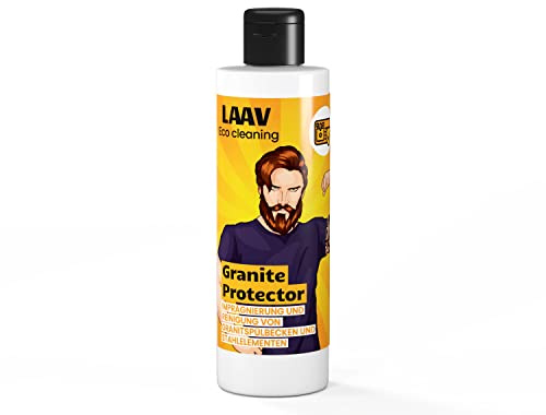 LAAV GRANITE PROTECTOR 250ml Imprägnierungsmittel zum Schutz und zur Reinigung von Granitspülbecken und zur Reinigung von Edelstahlprodukten. PFC-frei.
