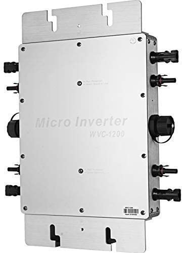 Onduleur étanche au réseau 1200W, Micro-onduleur 220V, Micro-onduleur Solaire avec Connexion au réseau WVC Micro-onduleur, Micro-onduleur au réseau
