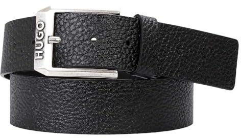 HUGO Herren Gelio-gr-a_sz40 BELT, Black1, 100 EU
