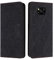 QIWEIQING Funda Compatible con Xiaomi Poco X3 NFC, Cuero Estampado Magnetic Acollador Antihuellas Carcasa Vuelta Tapa Ranura Tarjeta Protección Cubierta para Xiaomi Poco X3. Negro XCF