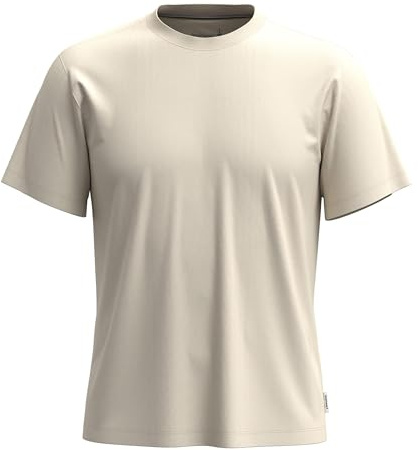 Smartwool Perfect Crew T-Shirt, kurzärmelig, Mandel, Größe S, Mandel, Klein