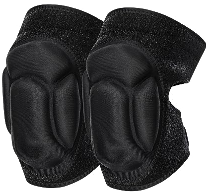 DoocliB Rodilleras de trabajo para jardín, 25 mm de grosor, almohadillas de espuma EVA, adecuadas para limpieza, suelos, voleibol, baile (1 par)