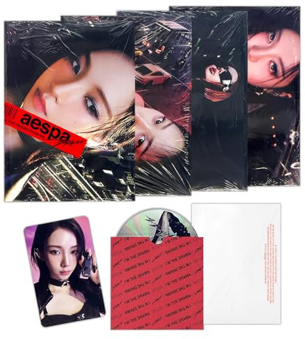 aespa - 4th Mini Album [DRAMA] (Giant Ver. - Random) Dust Jacket Poster + Photo Book + CD-R + Photocard + 2 Pin Badges + 4 Extra Photocards