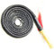 LIMAXI Frusta, Leather County, Classica Frusta Toro in Vera Pelle Bullwhip Nero - Microfibra Premium, Totalmente Fatto A Mano E Durevole Frusta di Lunghezza 1-5M,2.5m